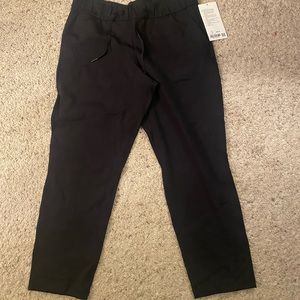 NWT Lululemon On the Fly 7/8 Pant, Black, Size 10
